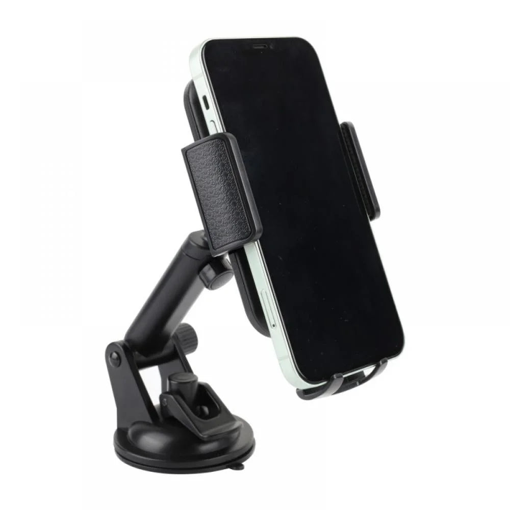 Universal 360° Adjustable Car Windshield Mount Holder Dashboard Stand Suction Cup Universal Car Tablet Holder for Iphone 13 Pro Max Mini Samsung Mobile Cell Phone GPS W/ Suction Cup