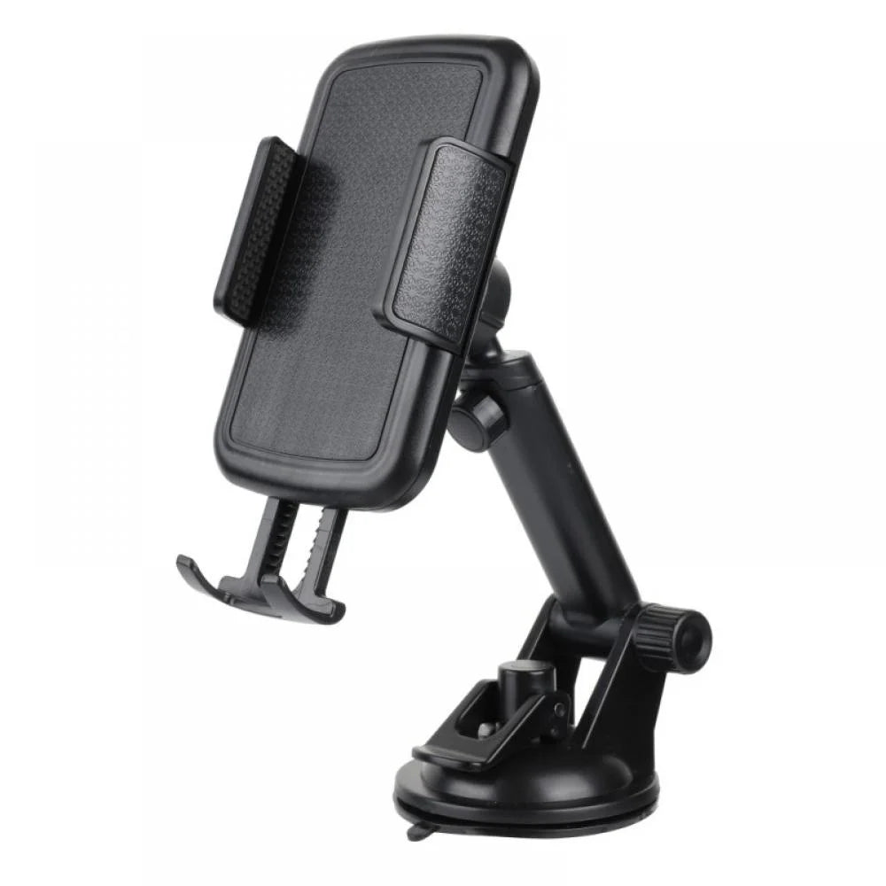 Universal 360° Adjustable Car Windshield Mount Holder Dashboard Stand Suction Cup Universal Car Tablet Holder for Iphone 13 Pro Max Mini Samsung Mobile Cell Phone GPS W/ Suction Cup