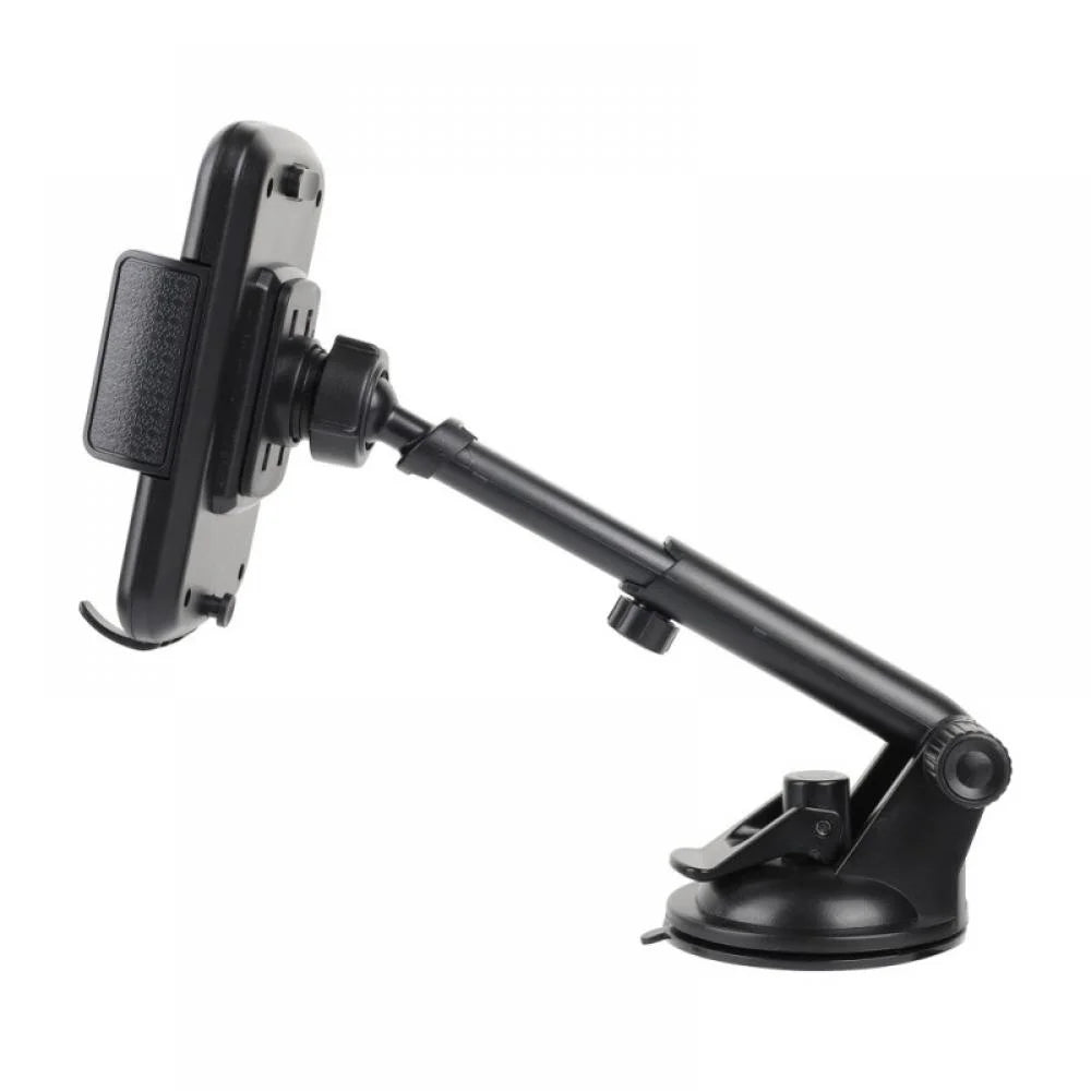 Universal 360° Adjustable Car Windshield Mount Holder Dashboard Stand Suction Cup Universal Car Tablet Holder for Iphone 13 Pro Max Mini Samsung Mobile Cell Phone GPS W/ Suction Cup