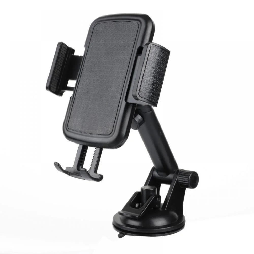 Universal 360° Adjustable Car Windshield Mount Holder Dashboard Stand Suction Cup Universal Car Tablet Holder for Iphone 13 Pro Max Mini Samsung Mobile Cell Phone GPS W/ Suction Cup